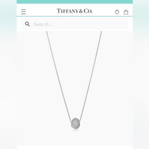 TIFFANY twist knot necklace